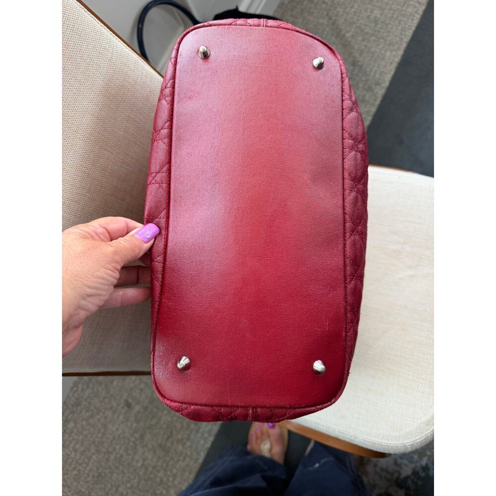 Christian Dior Burgandy Cannage EUC with COA - Picture 5 of 9